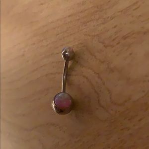 never worn belly button ring